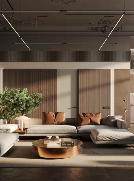 022-kitchen living room interior design apartment design Interior visualization mode